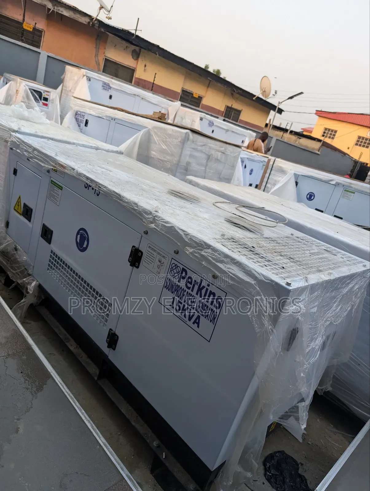 15kva Brand New Perkins Diesel Soundproof Generator 2years Wty