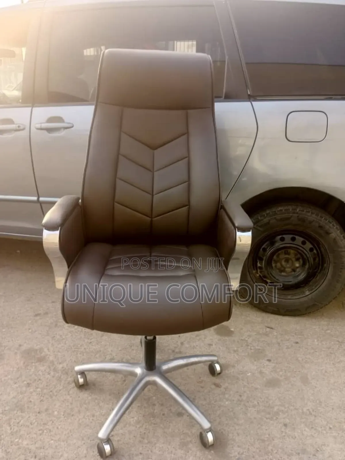 Imported Executive Office Leather Sofa Chair