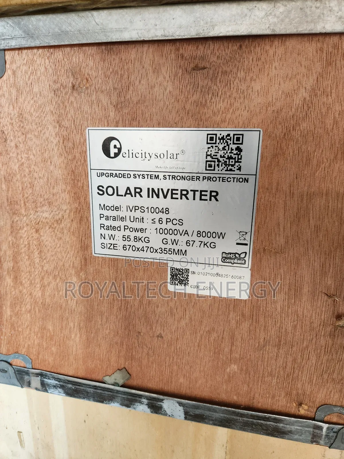 Felicity 10kva 48v Non Hybrid Inverter