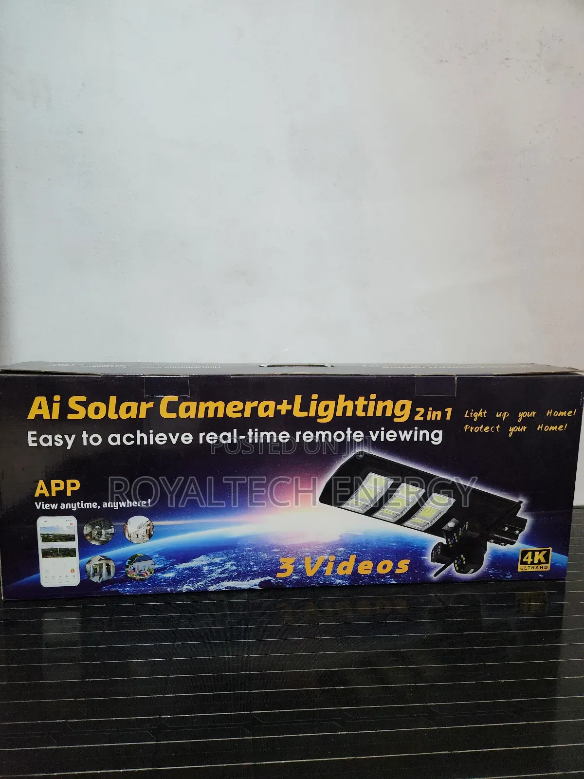 Ai Solar Camera +Lighting 2in1