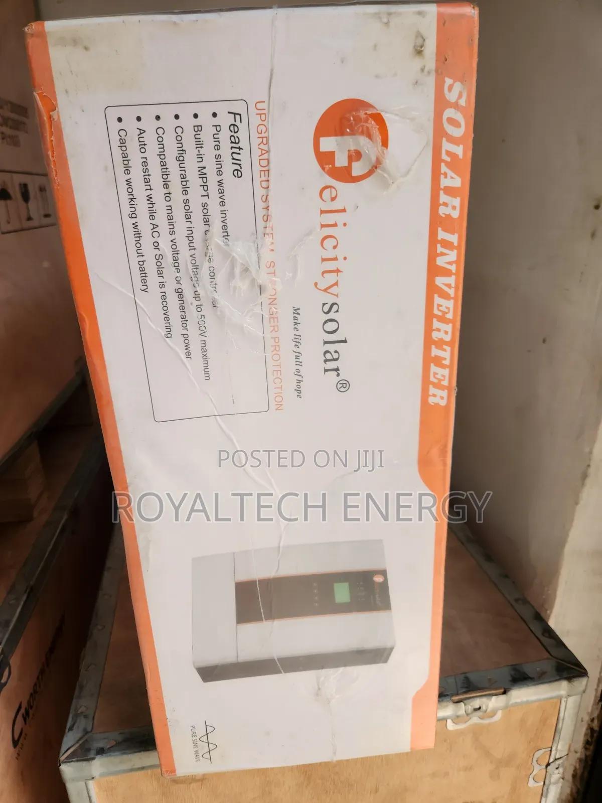 3kva Felicity Hybrid Solar Inverter 24v
