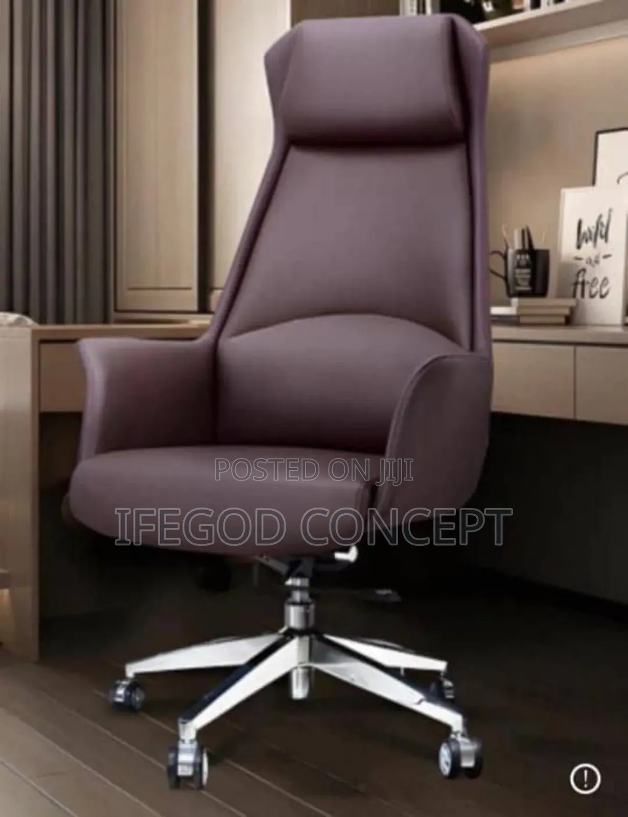 High-Back Swivel Chair