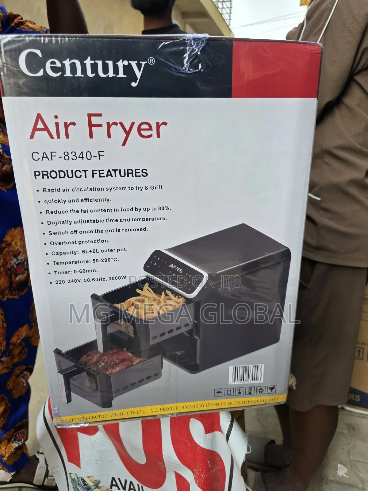 Century 6l+6l Family Size Air Fryer