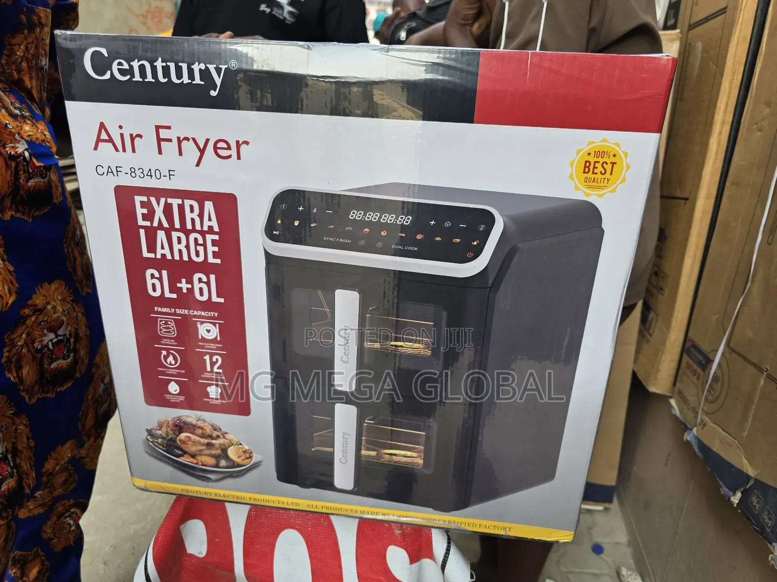 Century 6l+6l Family Size Air Fryer