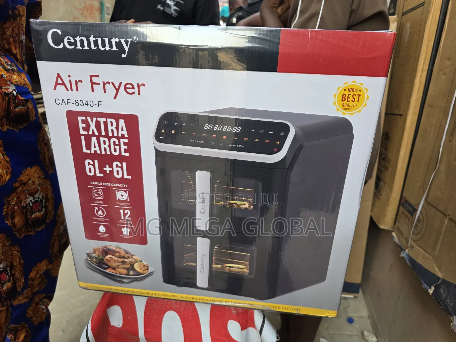 Century 6l+6l Family Size Air Fryer