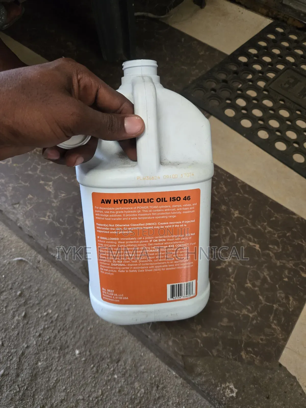 SPX Power Team 9637 Hydraulic Standard Oil