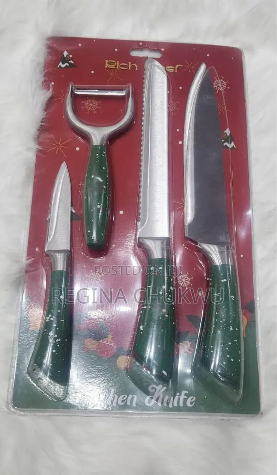Stainless Steel Quality 4pcs Kitchen Knife Set