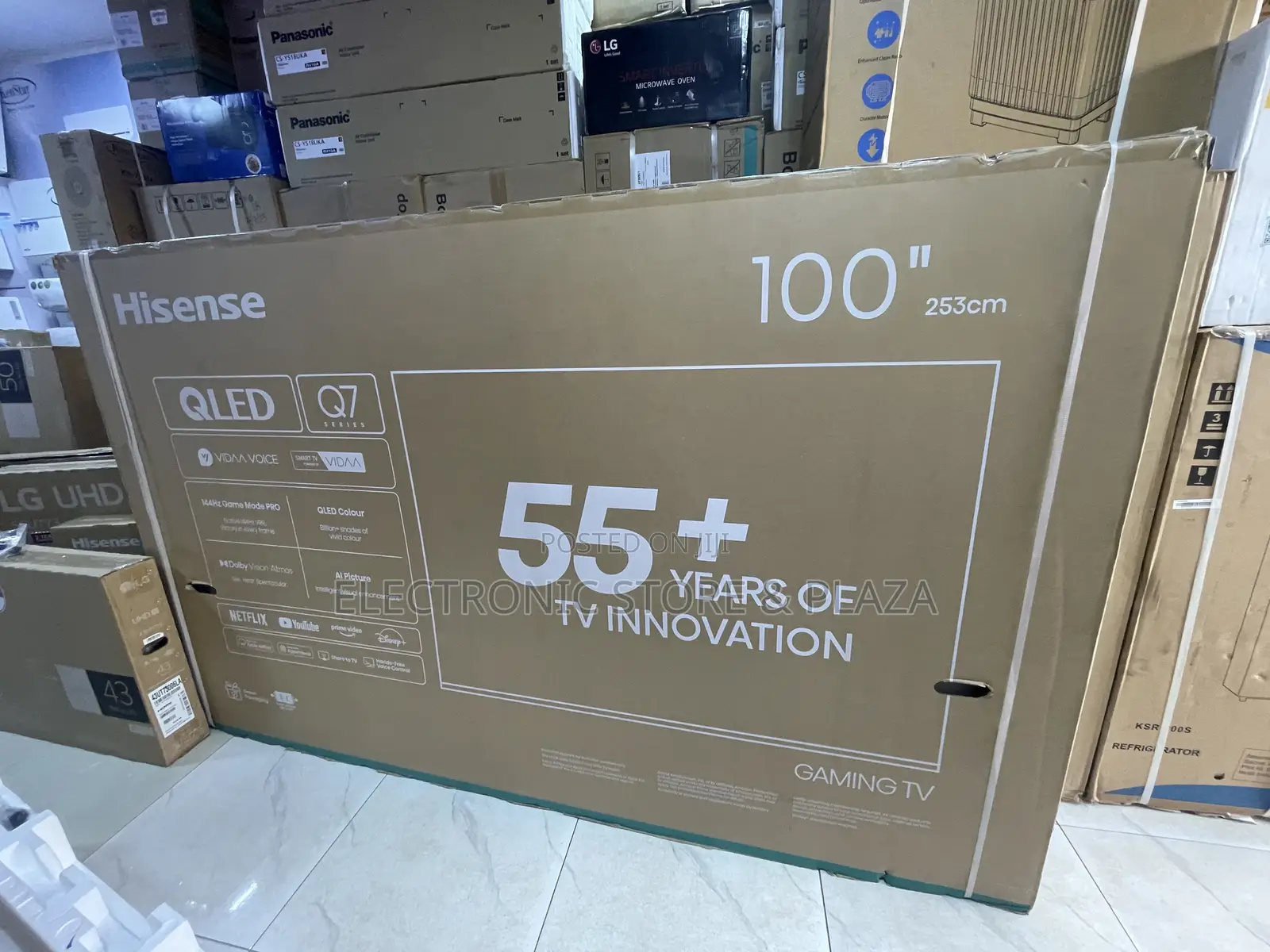 100” Hisense Qled Smart Tv- Stunning Pictures, Smart Features