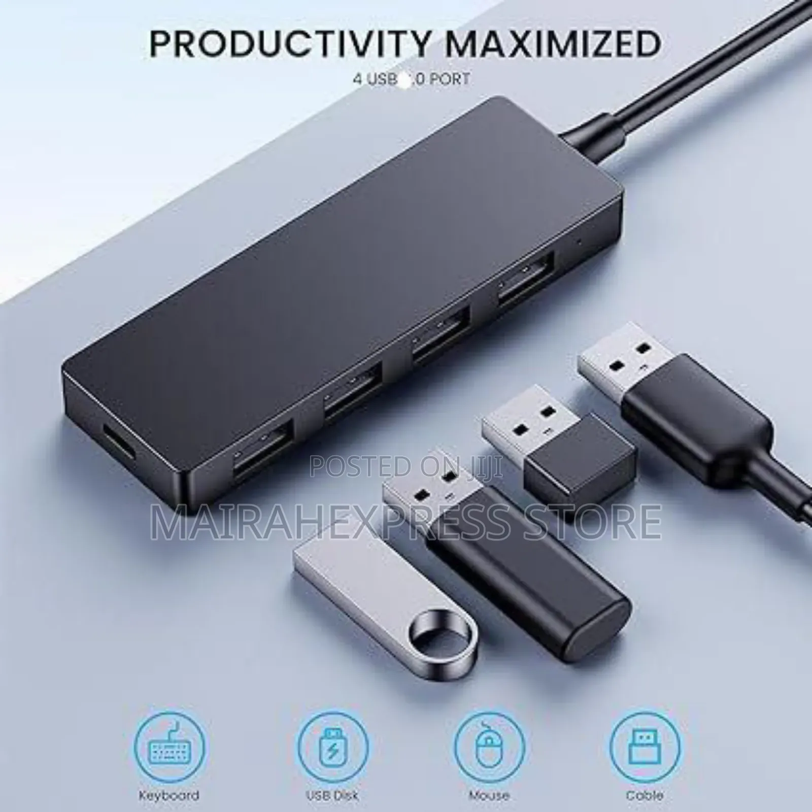 4in1 Port Usb Hub (Usb 2.0) 
 Sb