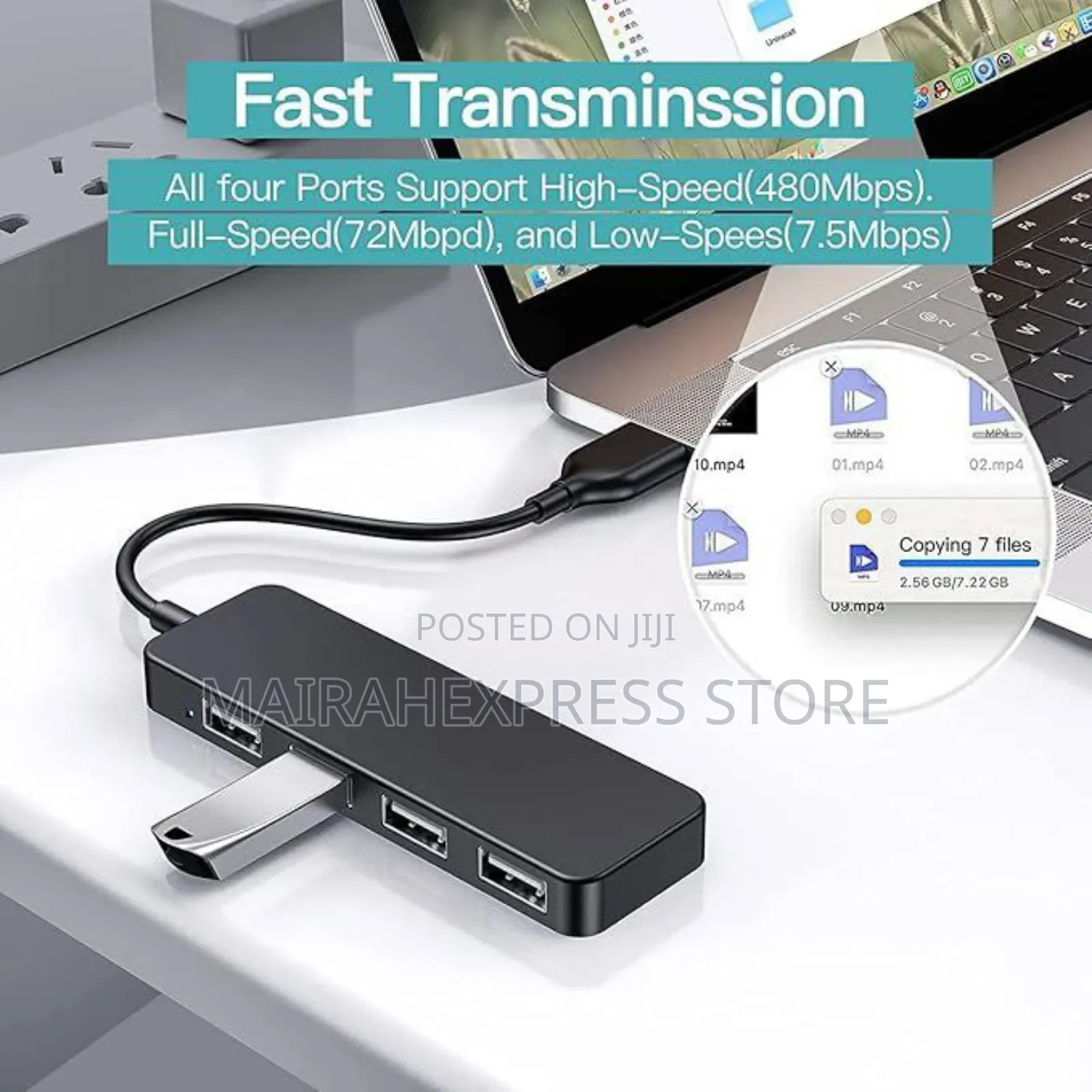 4in1 Port Usb Hub (Usb 2.0) 
 Sb