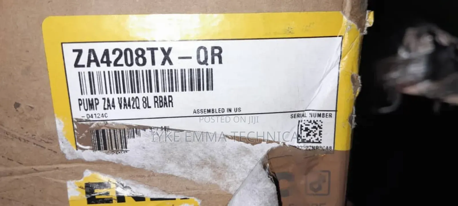 Za4208tx-Qr, Two Speed Air Hydraulic Torque Wrench Pump 10,000 Psi