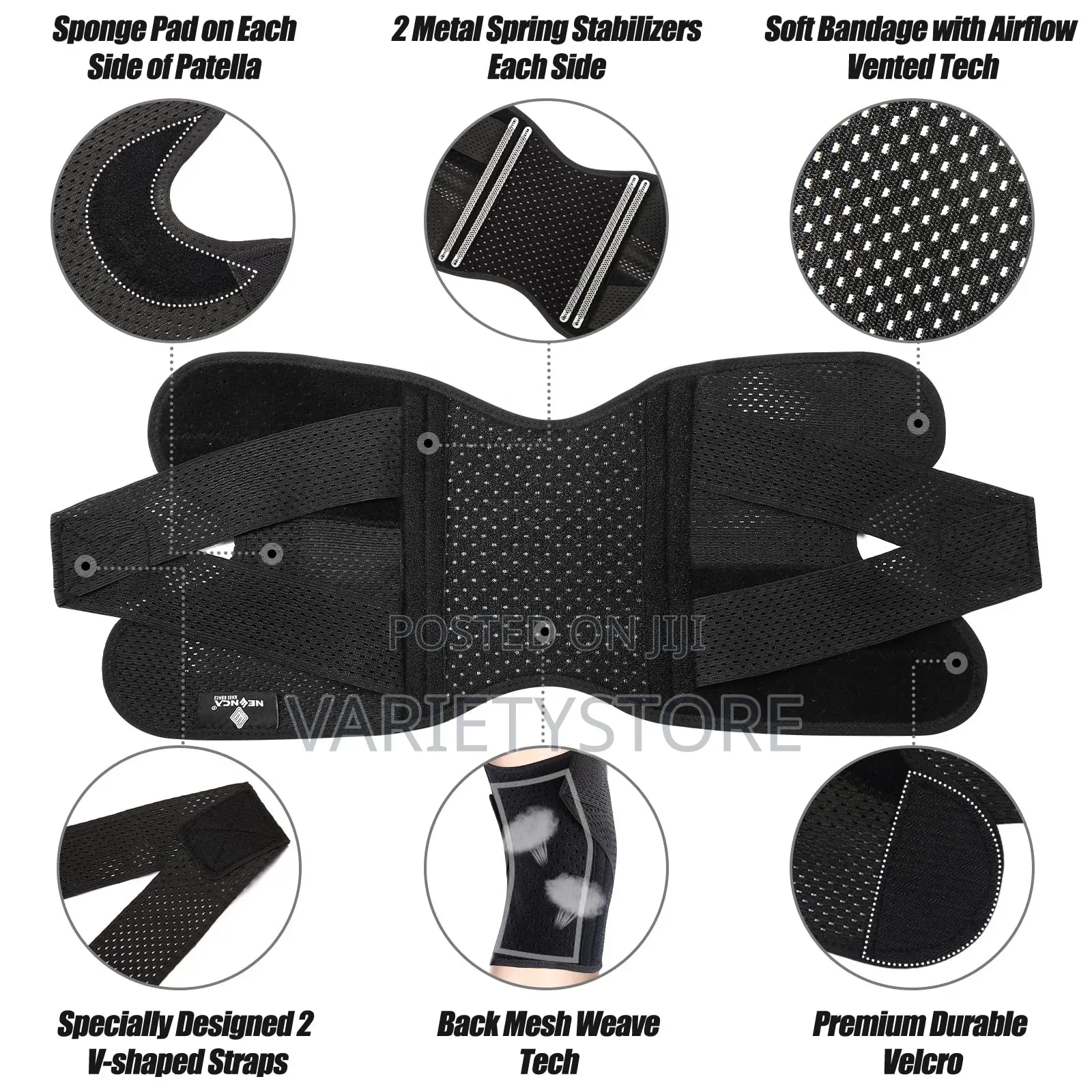 1 PCS Elastic Sports Kneepad