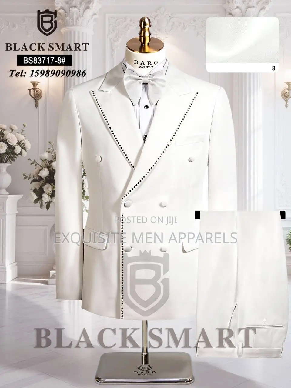 Quality Tuxedo Stone Double Breasted Men’S Suit