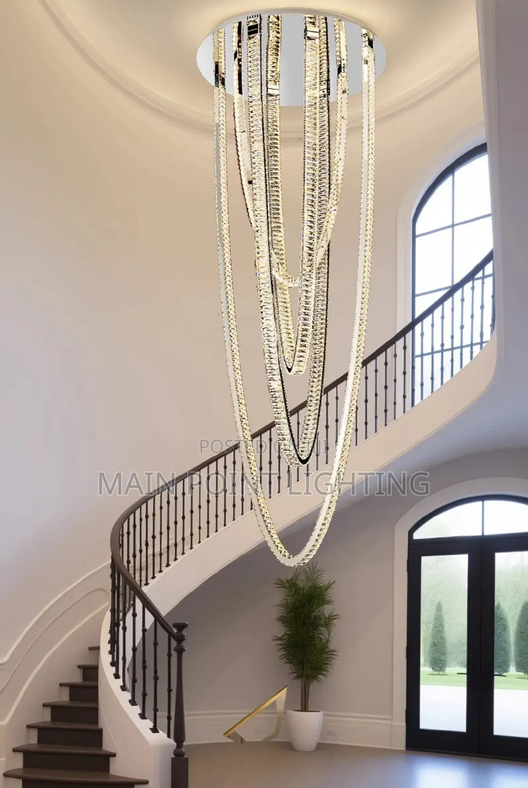 Luxury Crystal Chandelier for Staircase