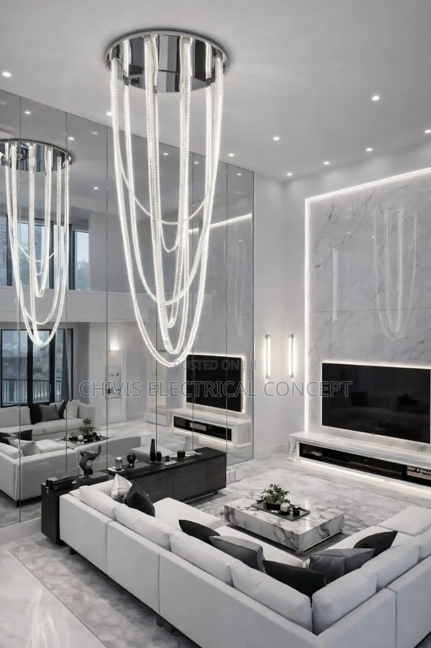 Home Decorationpendant Lights, Luxury Crystal Living Room Chandelier,
