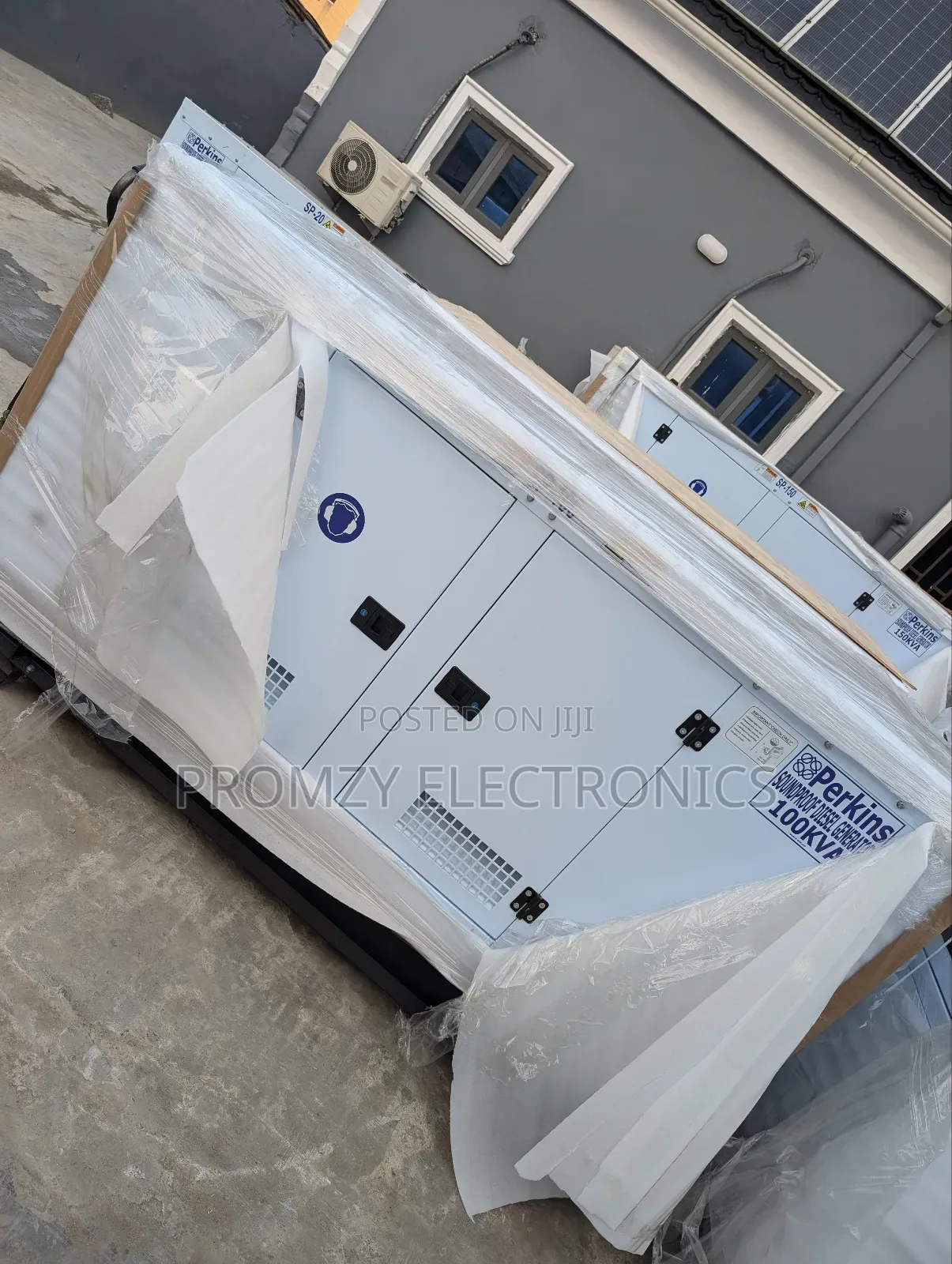 Sp100kva Brand New Perkins Diesel Soundproof Generator 2years Wty