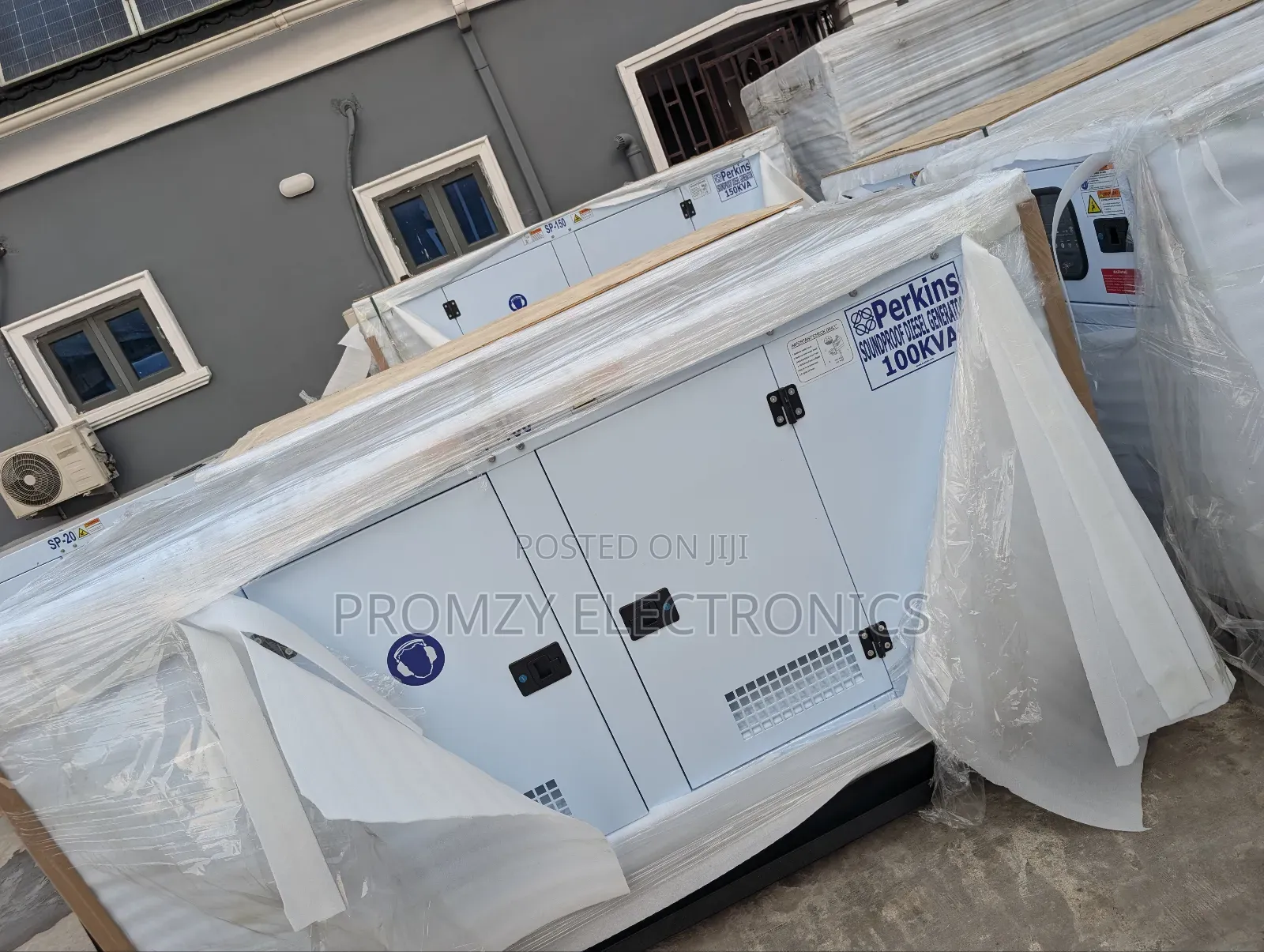 A Brand New Perkins Diesel Soundproof Generator 2years Wty Sp100kva