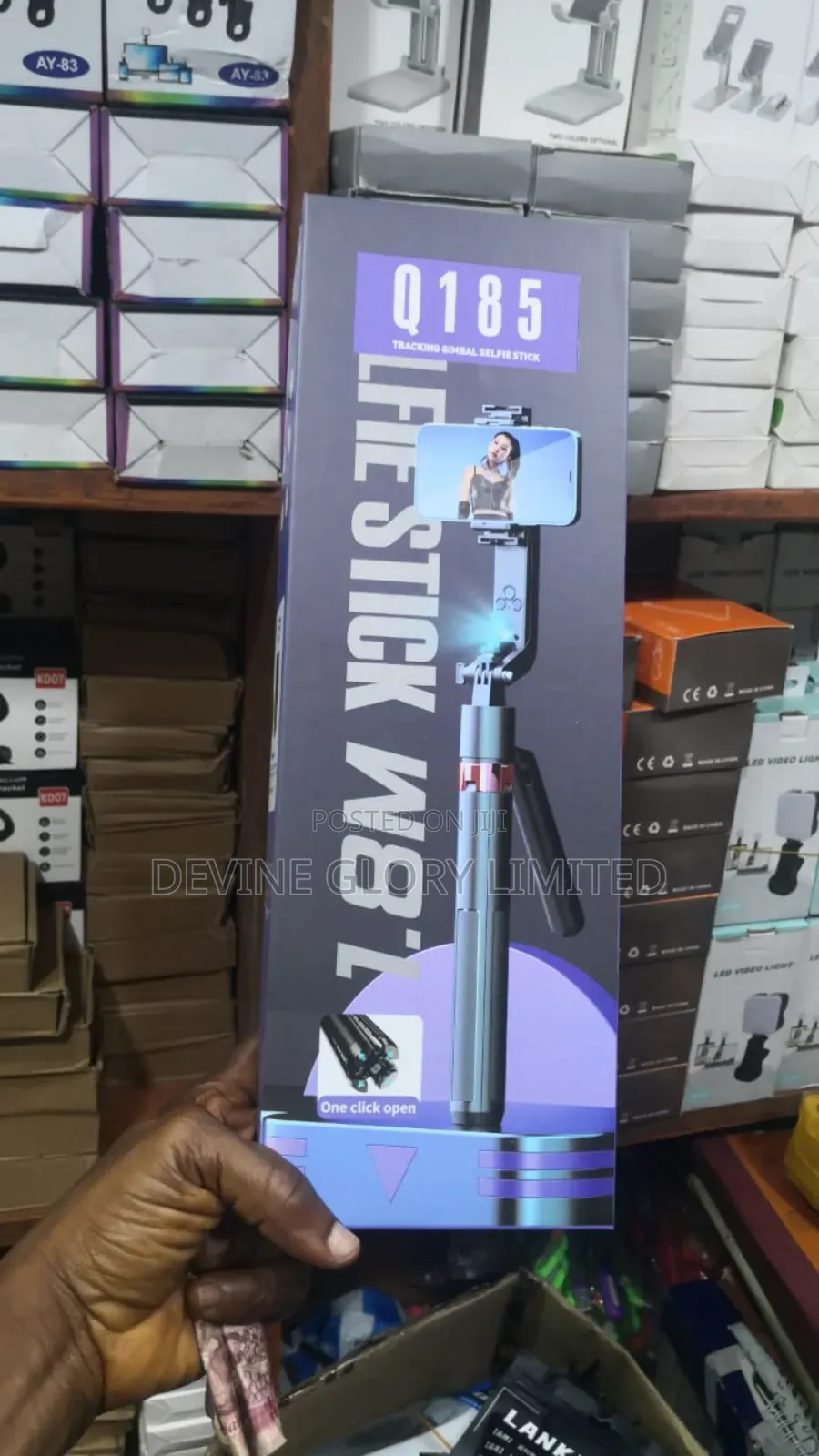 Q185 Ai Tracking Gimbal Selfie Stick Tripod With Remote