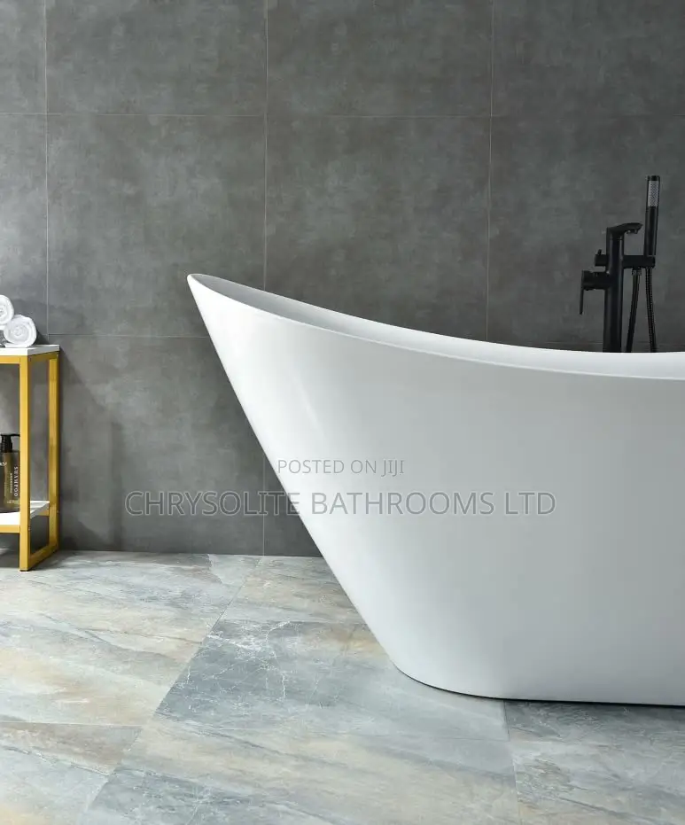 Acrylic Boat Shaped Freestanding Bathtub 