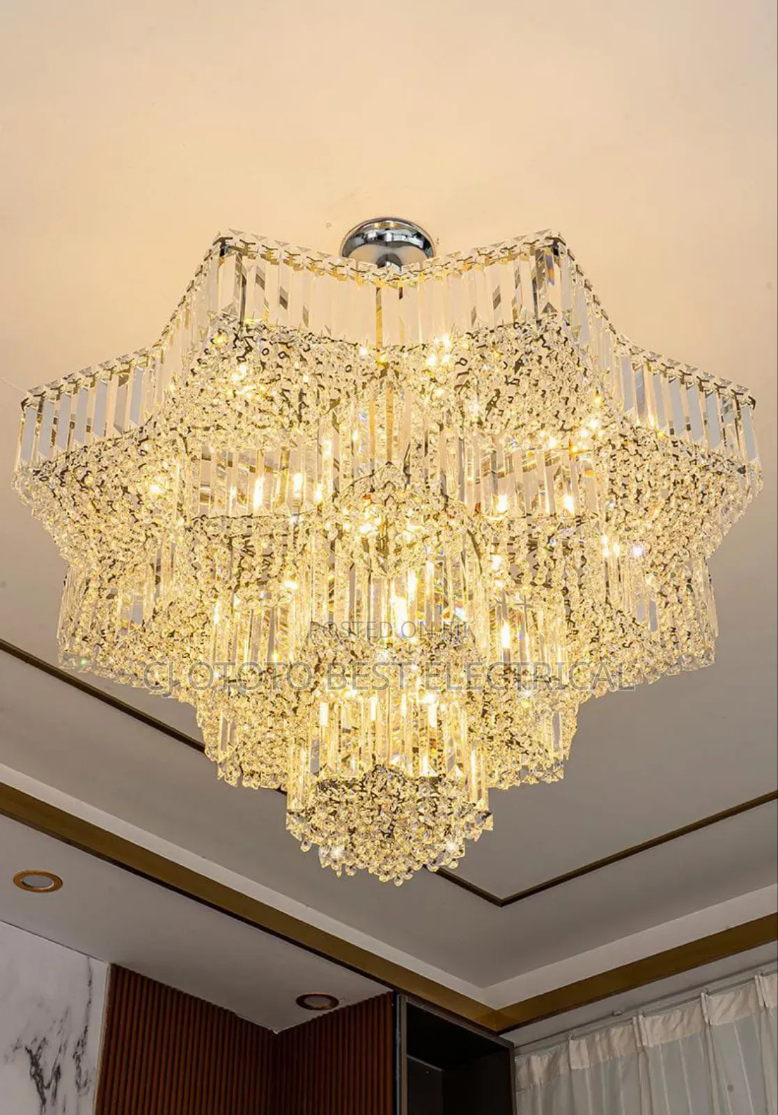 800mm Full Crystal Chandelier Light, New Arrival