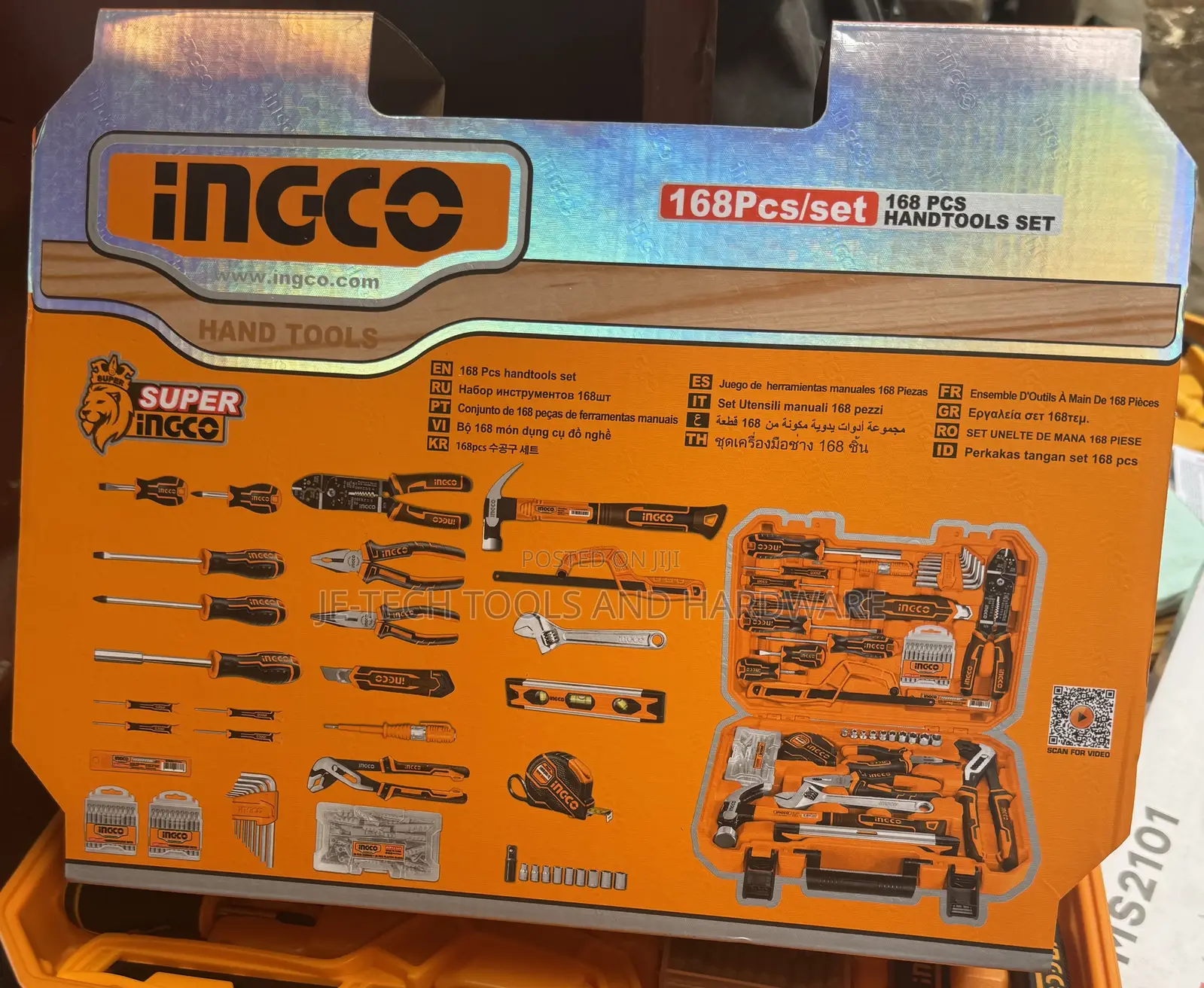 Ingco 168-piece Hand Tool Set