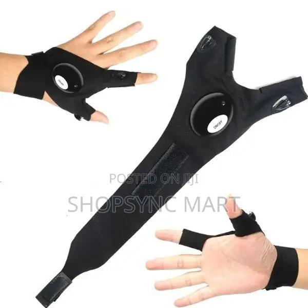 Led Gloves for Night Riding Outdoor Tasks