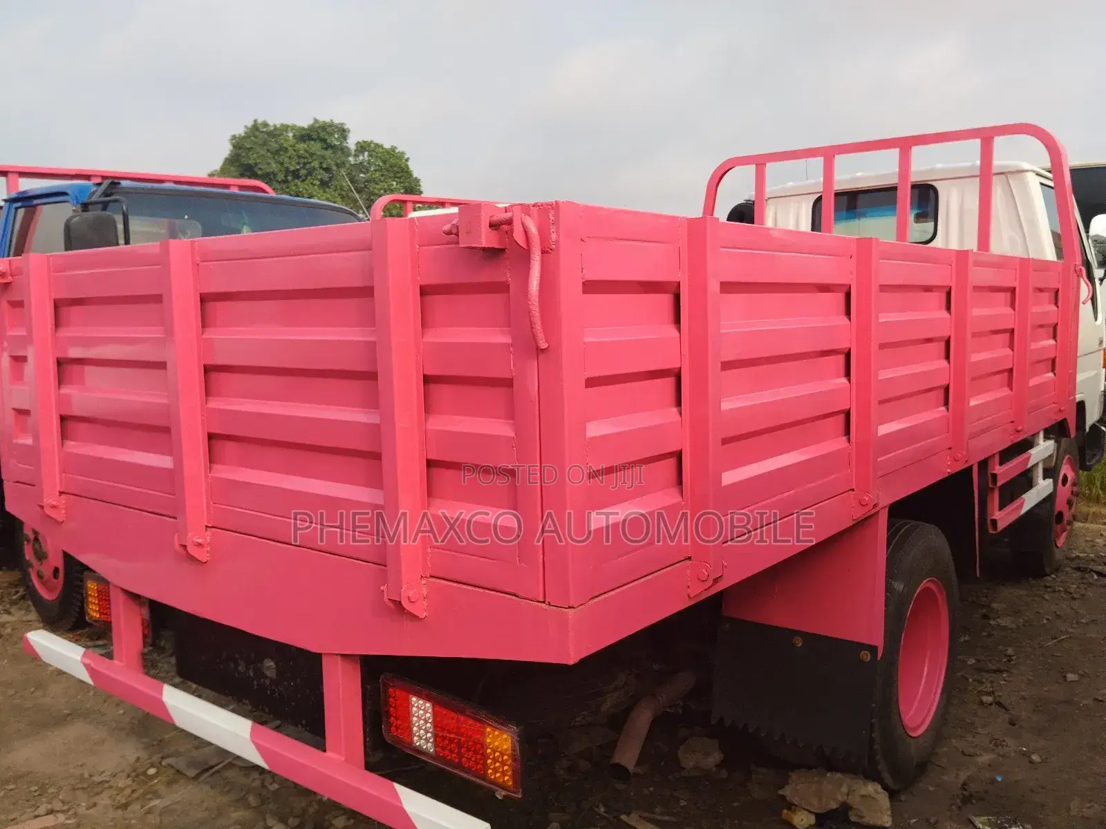 Toyota Dyna200 White and Pink