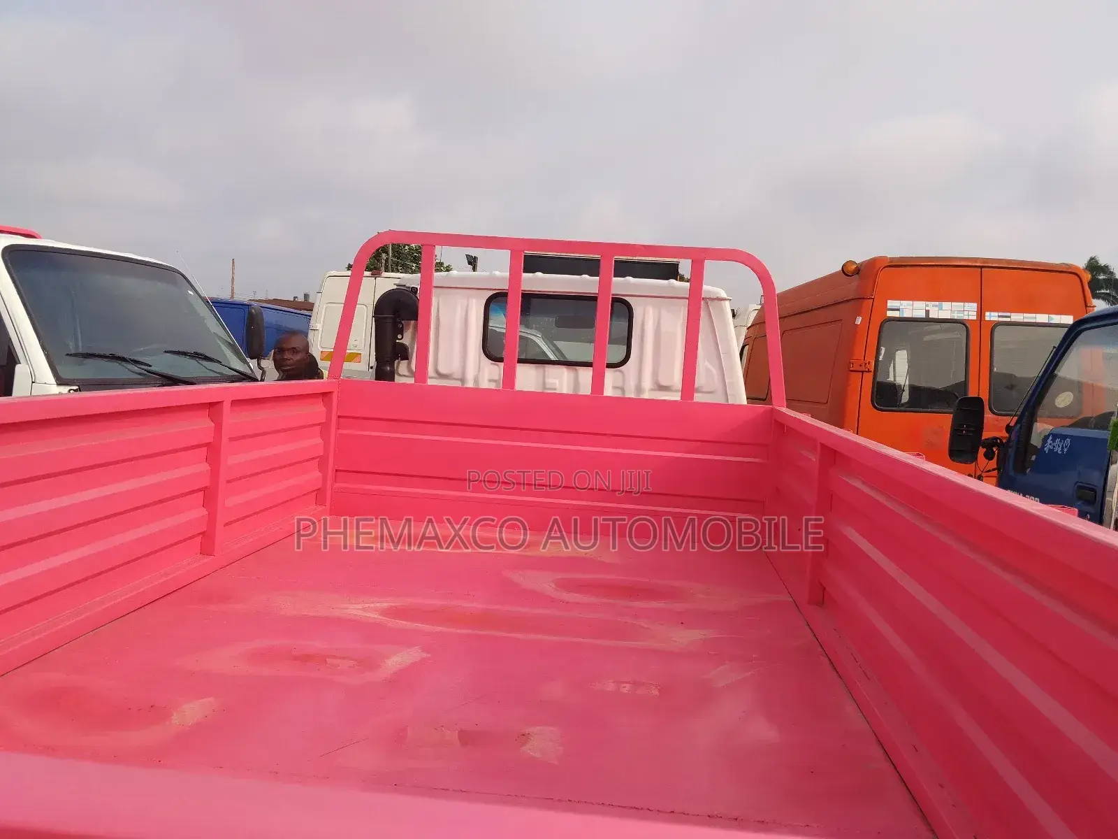 Toyota Dyna200 White and Pink