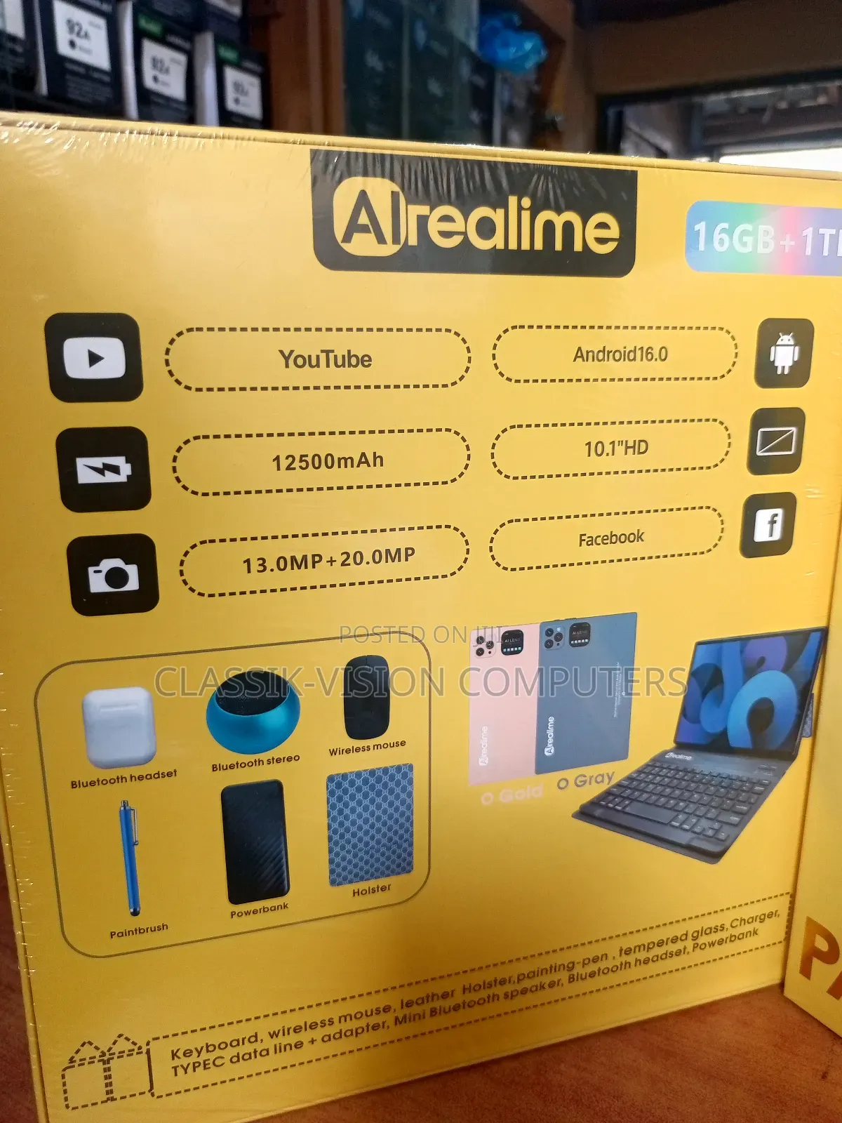 Reali Me Pad 55 Ultra Max 16gbram 1tbrom