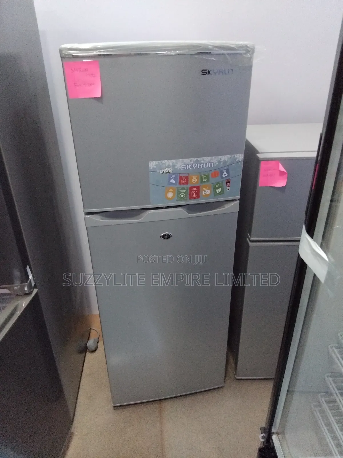 Skyrun Double Door Refrigerator 138 Liters Energy Saving