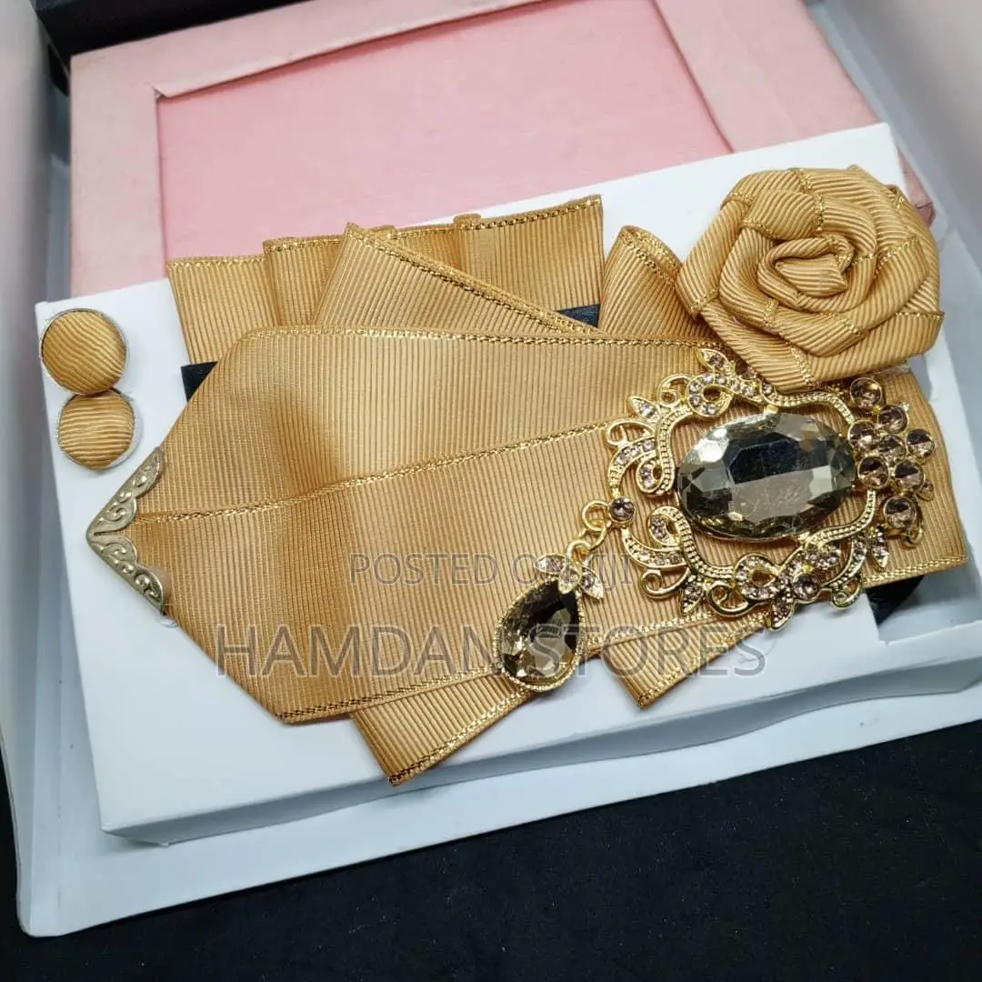 Bow Ties and Lapel Pin With Pockets Filler