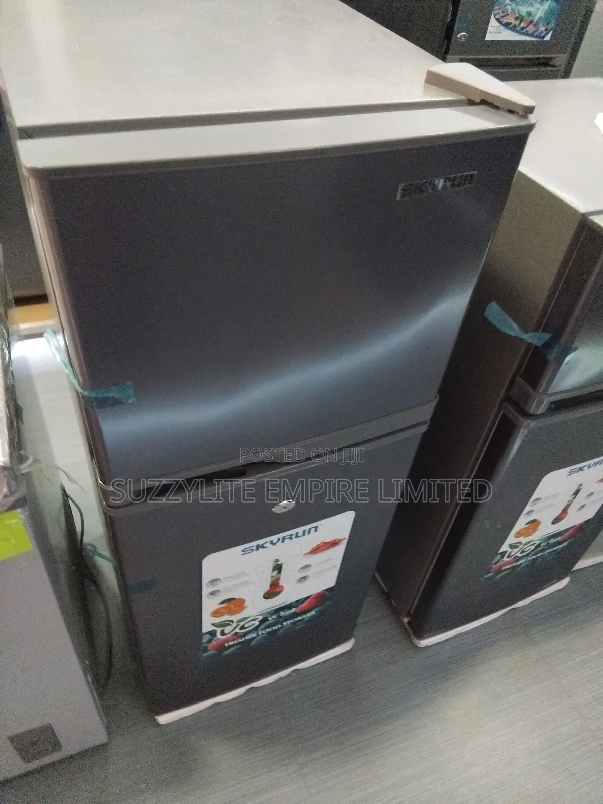 Skyrun Double Door Refrigerator 128 Liters
