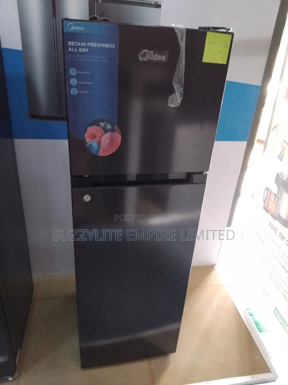 Midea 173 Liters Double Door Refrigerator Energy Saving Fridge