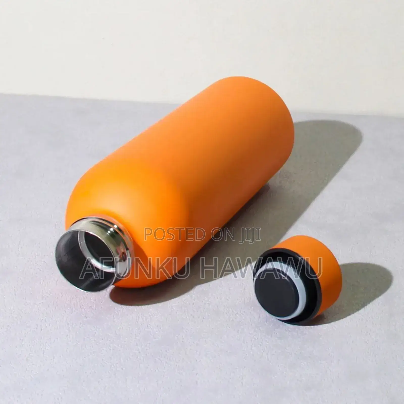 Matte Stainless Coated Vacuum Flask Without Rope