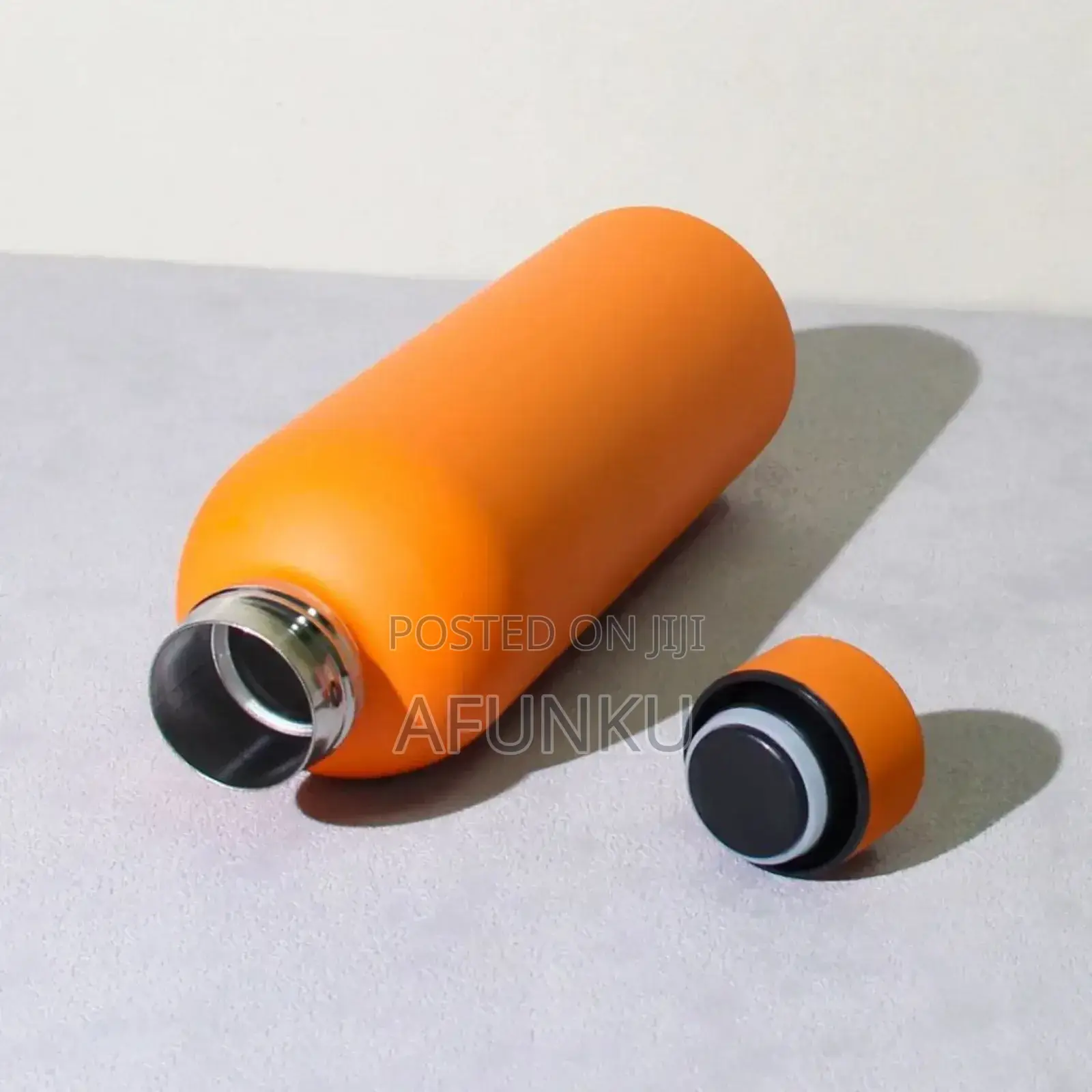 Matte Stainless Coated Vacuum Flask Without Rope
