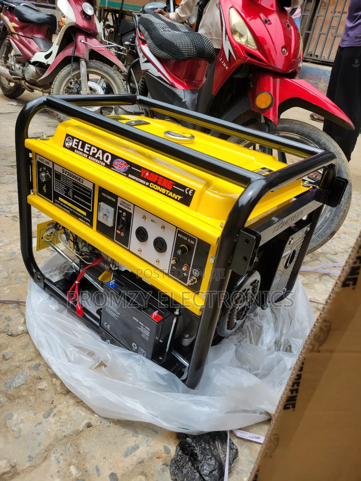 Original Elepaq Constant Petrol Generator 12.5kva 100%Copper Coil