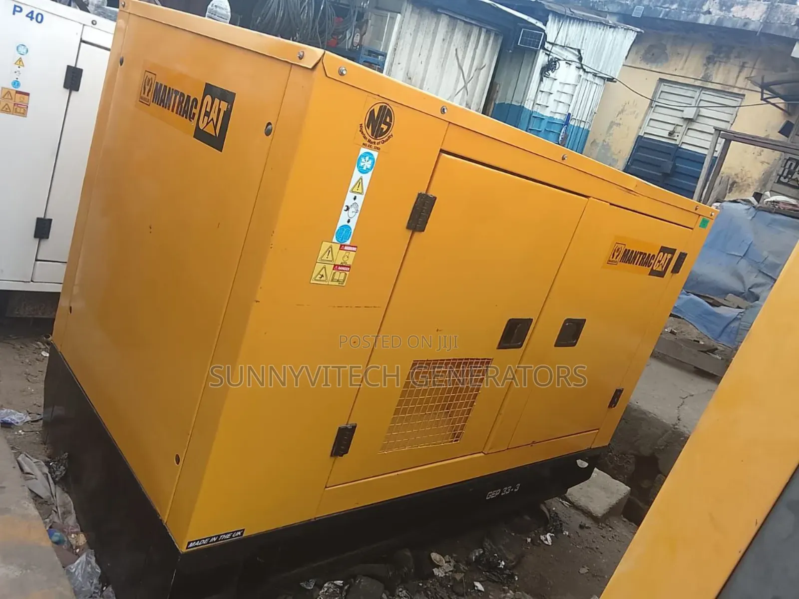30kva Mantrac Generator Super Silence Cary And Used