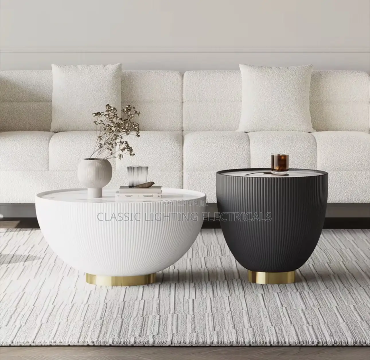 2 In 1 Modern Luxury Center Table
