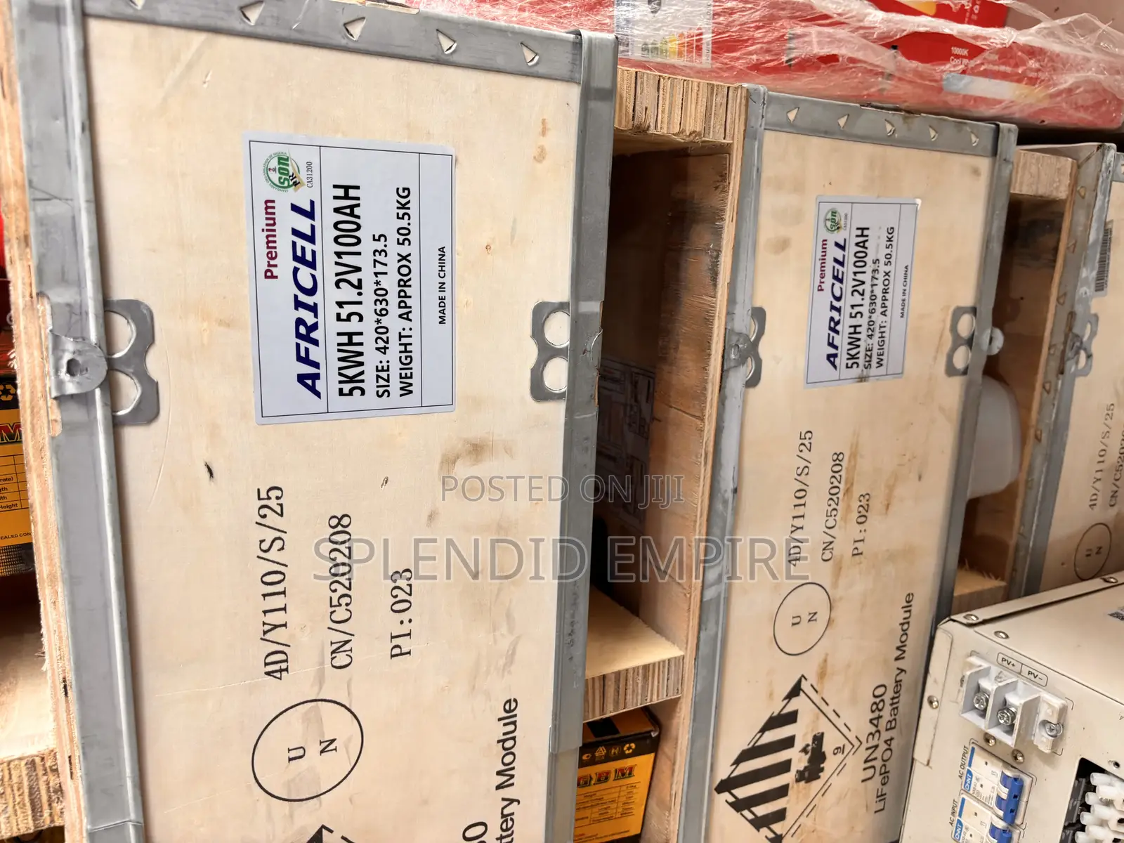 5kwh Africell Lithium Battery