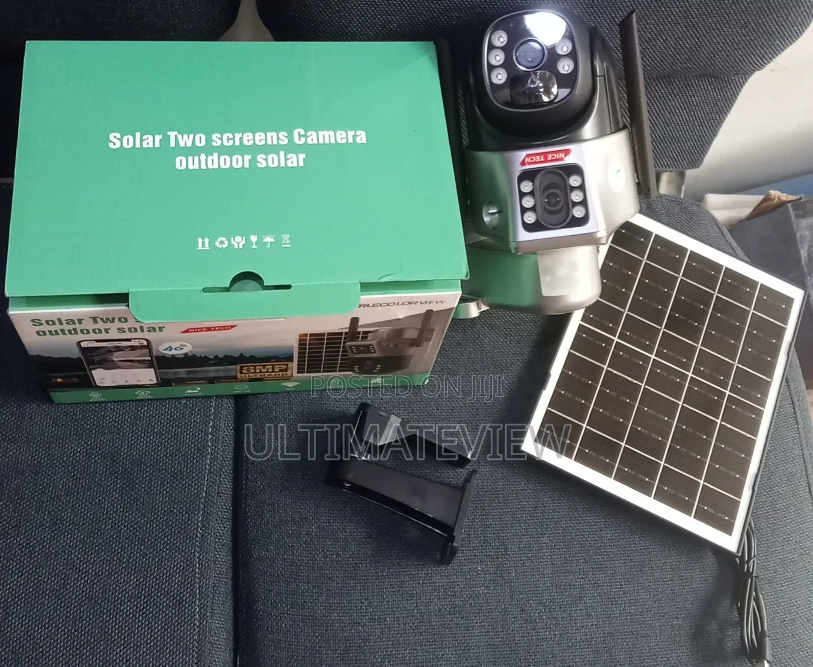 Dual Lens Solar Camera PTZ 8mp