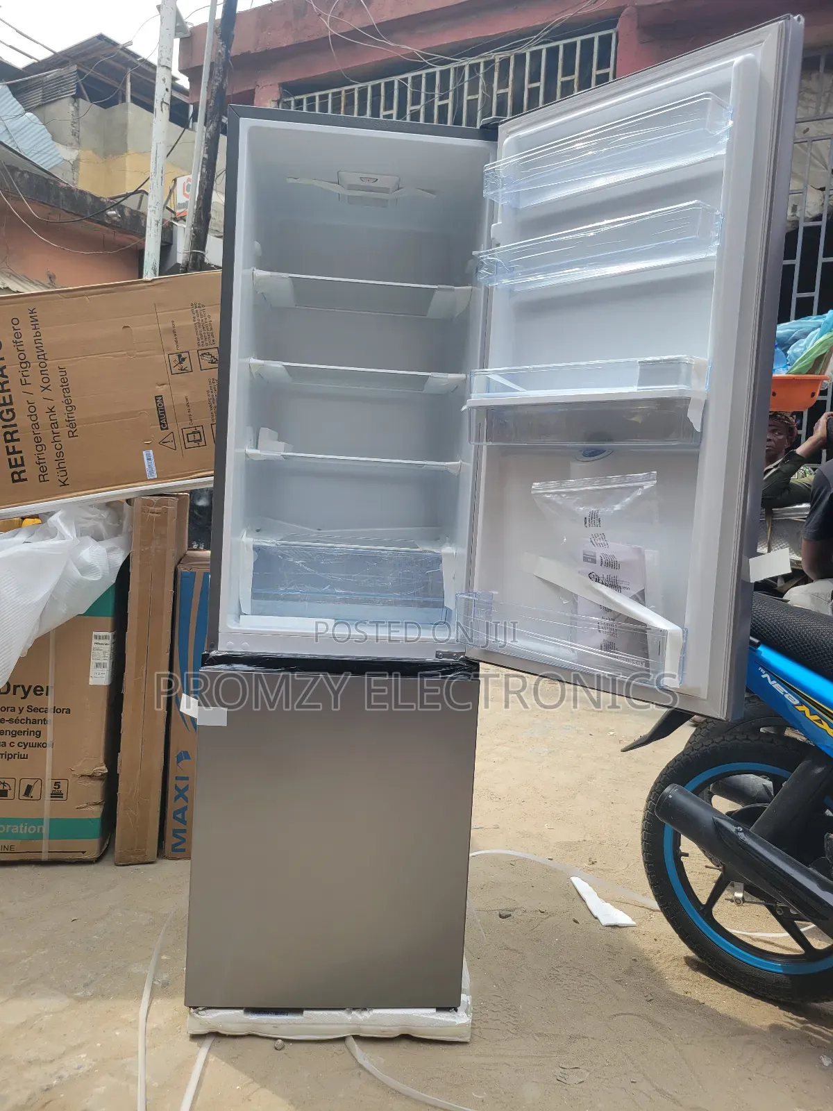 Hisense Refrigerator Rd-35dcb With Water Dispenser Double Door 264-lit