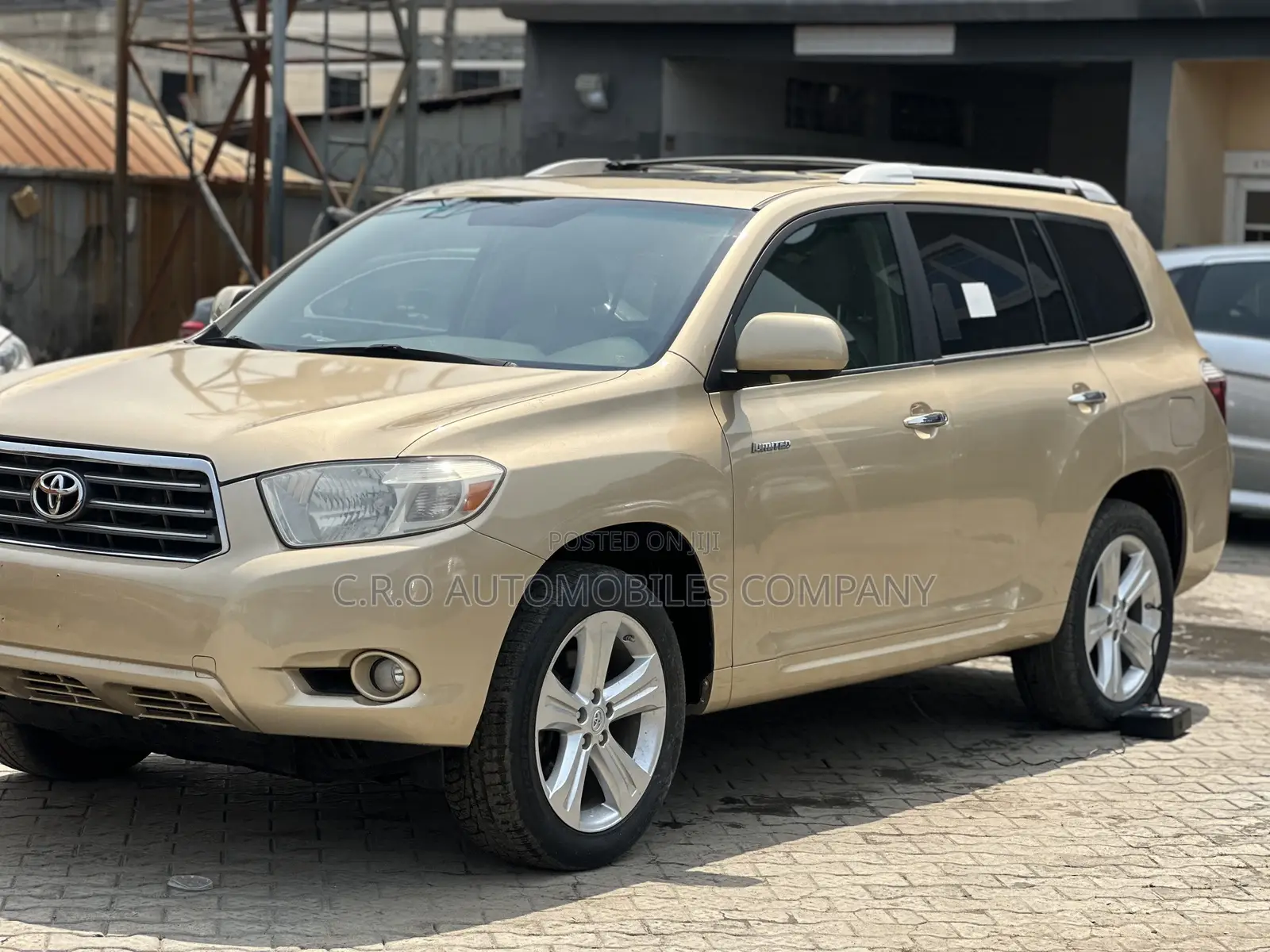 Toyota Highlander Limited 4x4 2009 Gold