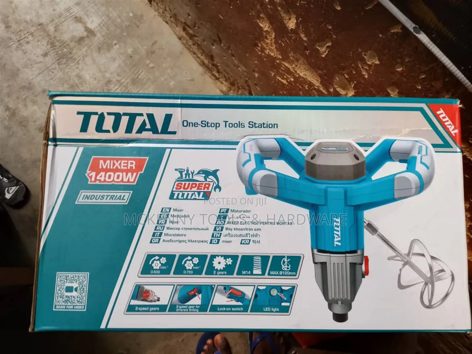 Total Electric Hand Mixer Paint 1400wa