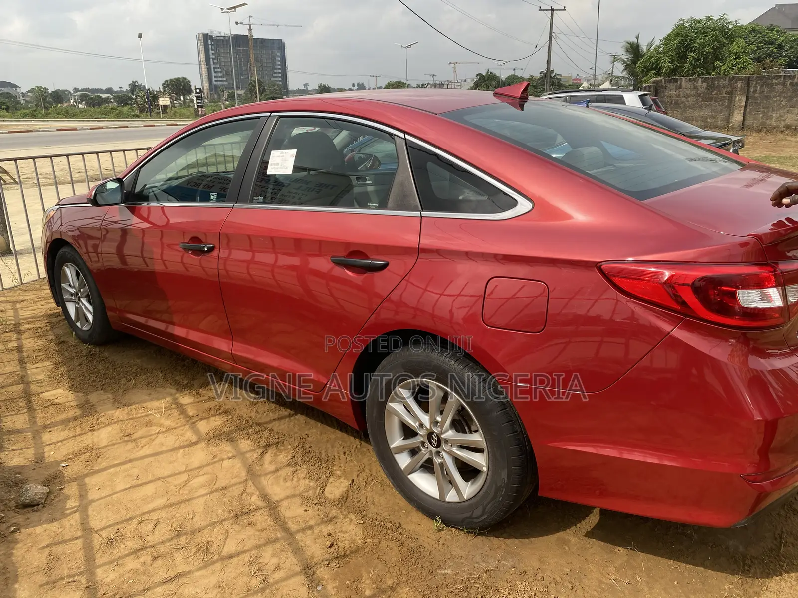 Hyundai Sonata Limited 2.0T Seban (2.0L 4cyl 6A) 2017 Red