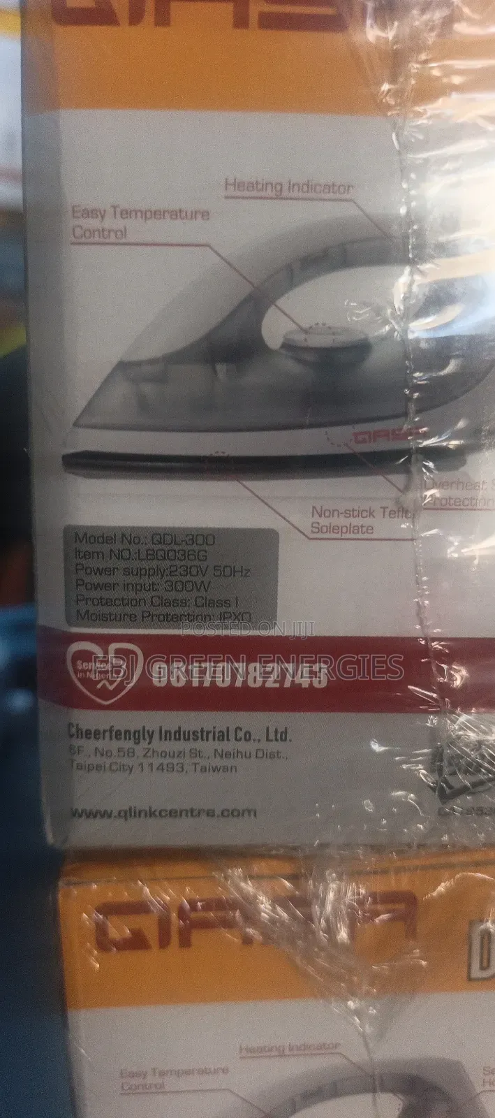 Energy Saver Iron / Solar Iron