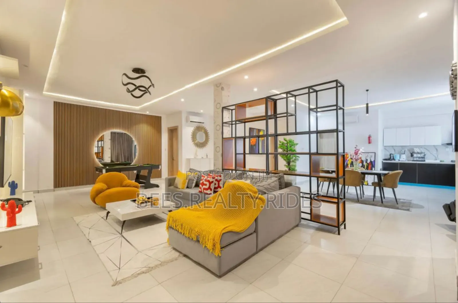 2 Bedroom Penthouse With a Rooftop Pool, Gym and a Snooker Board