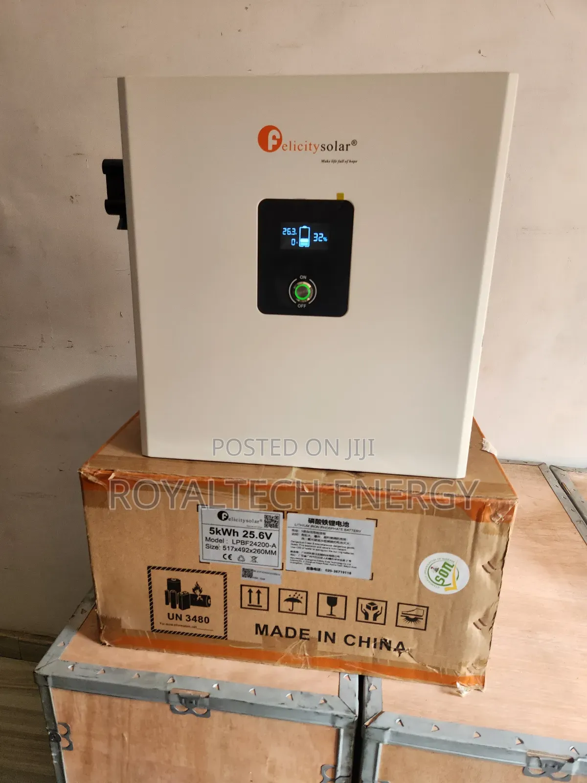5kwh 24v Felicity Lithium Batteries