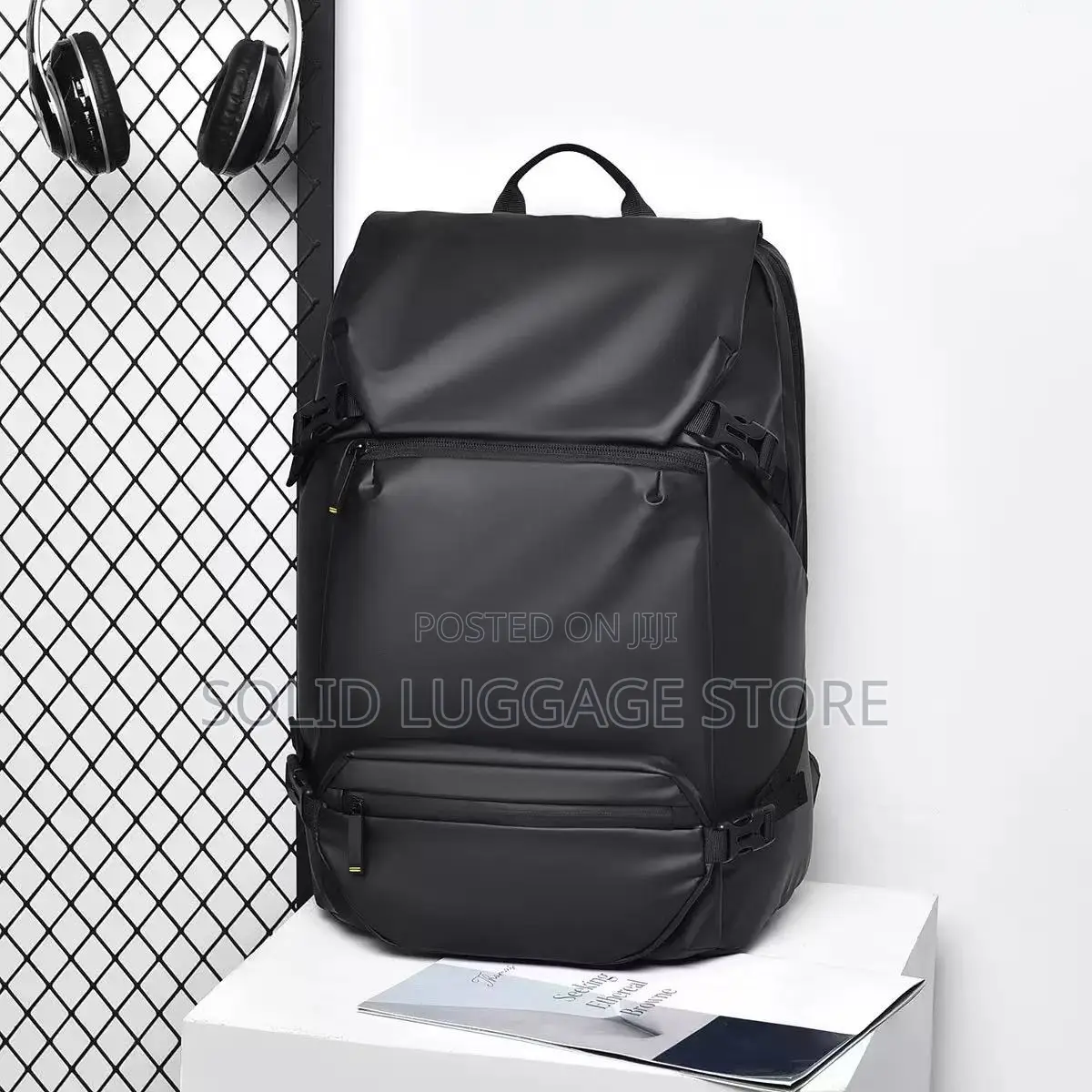 Leather Laptop Backpack