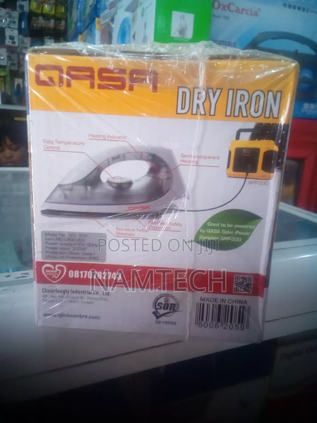 Qasa Solar Iron