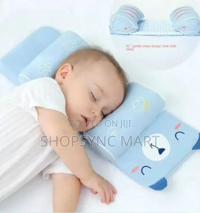 Baby Support Pillow for Newborns – Anti Flat Head, Breathable